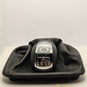 Gear shifter - Lever Knob with Boot 6 Gear For Skoda All Cars